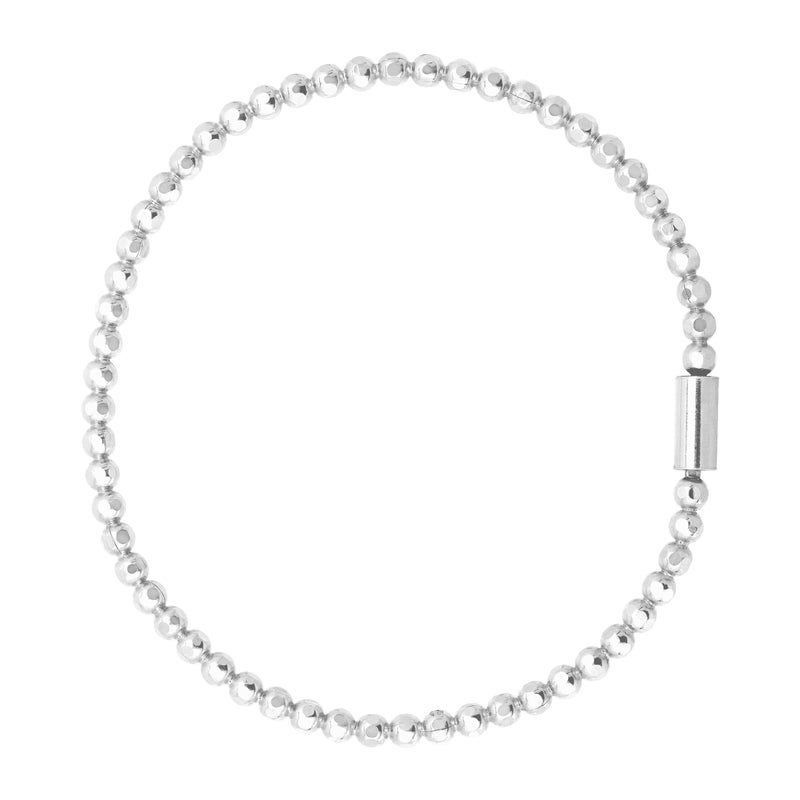 Silpada 'Charlotte' Sterling Silver Stretch Bracelet, 6.75" (3mm) - Image 2